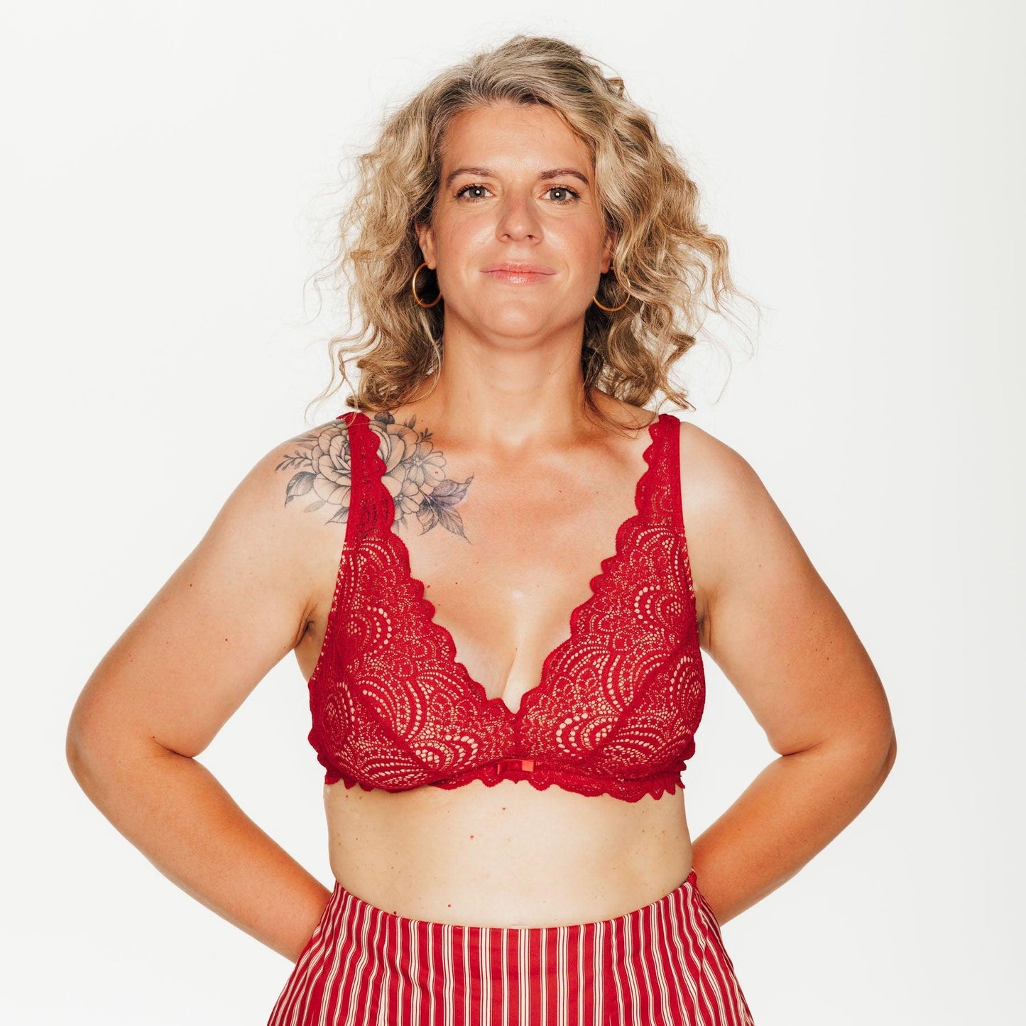 Soutien-gorge post-opératoire triangle Dentelle-Sous-vêtements-Elia Lingerie
