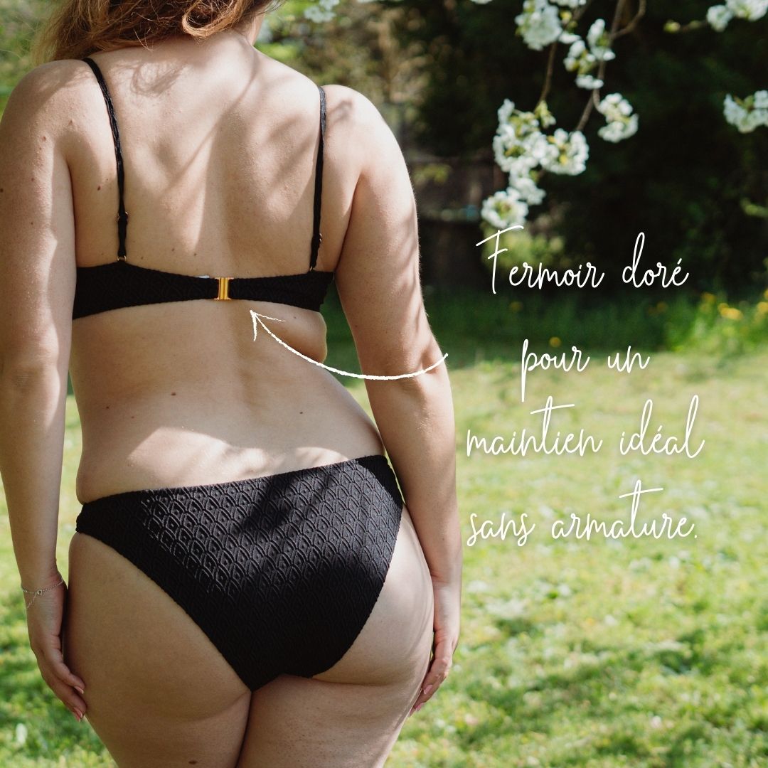 Haut de maillot Noir Alizée-Bain-Elia Lingerie