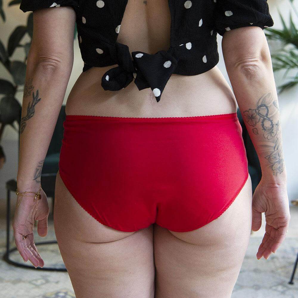 Shorty Sixtine Coquelicot-Lingerie-Elia Lingerie