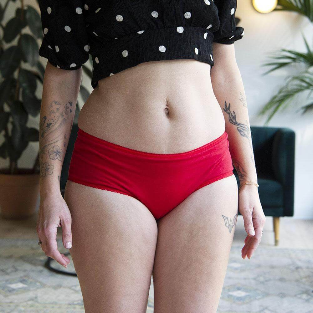 Shorty Sixtine Coquelicot-Lingerie-Elia Lingerie