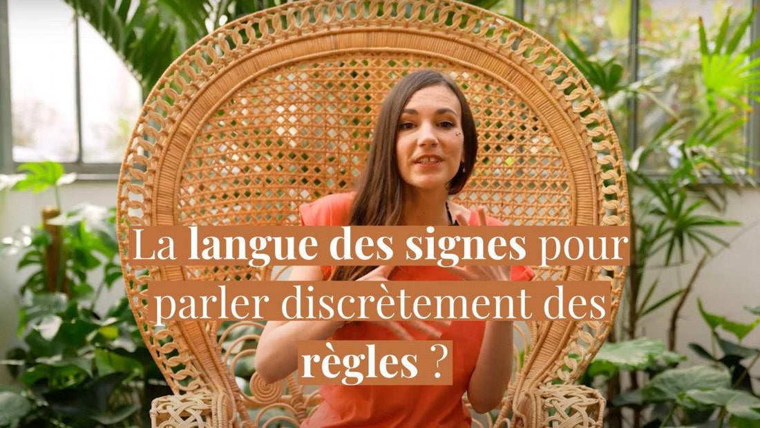 La langue des signes pour parler discrètement des règles ?