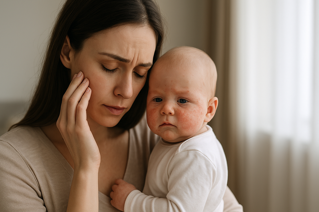 L’eczéma du nourrisson pourrait naître du stress de grossesse