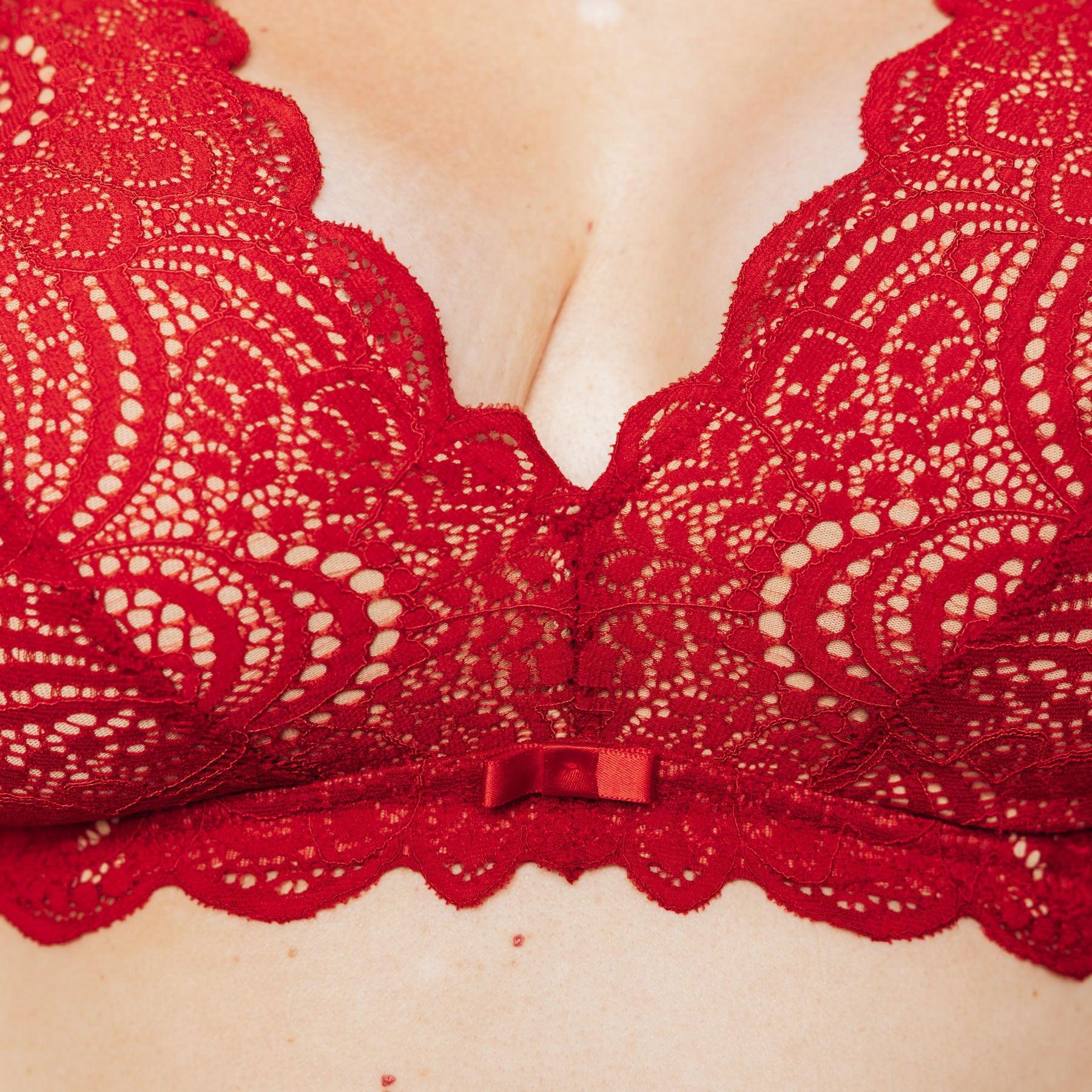 Soutien-gorge post-opératoire triangle Dentelle-Sous-vêtements-Elia Lingerie