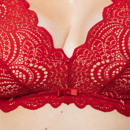 Soutien-gorge post-opératoire triangle Dentelle-Sous-vêtements-Elia Lingerie