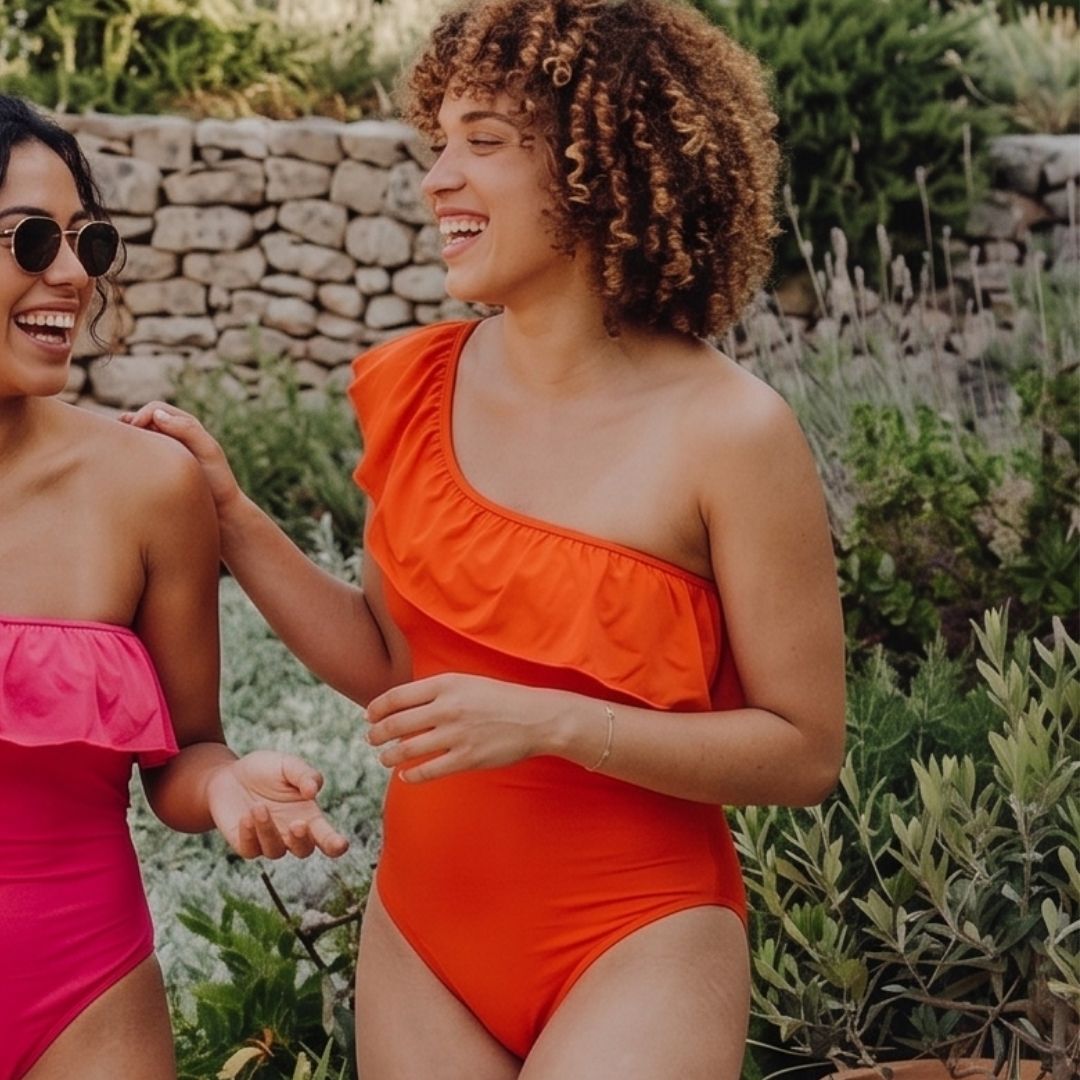 Maillot de bain menstruel 1 pièce Donna Mandarine-Bain-Elia Lingerie
