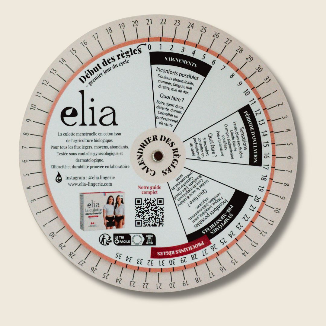 Roue de cycle (grossesse et règles)-Elia Lingerie