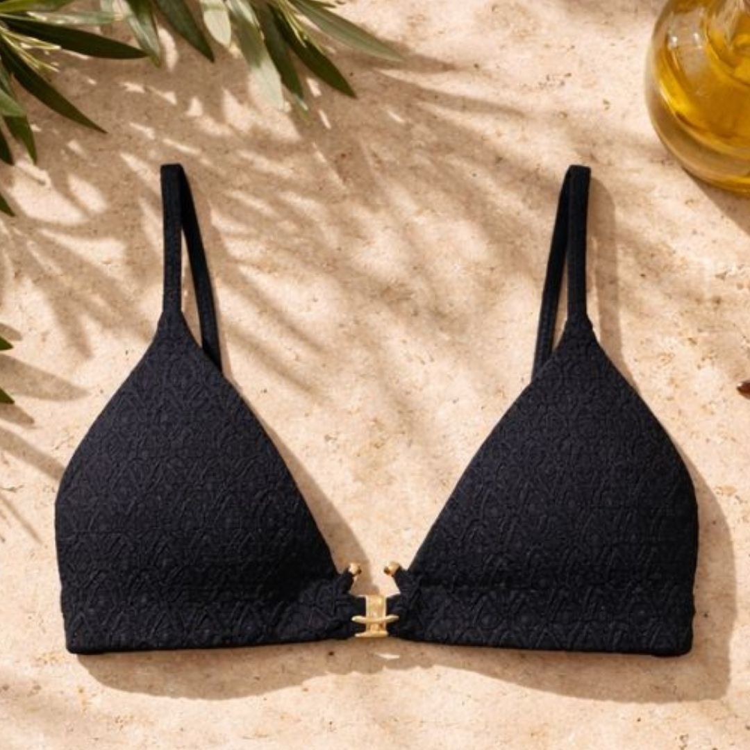 Haut de maillot Noir Alizée-Bain-Elia Lingerie
