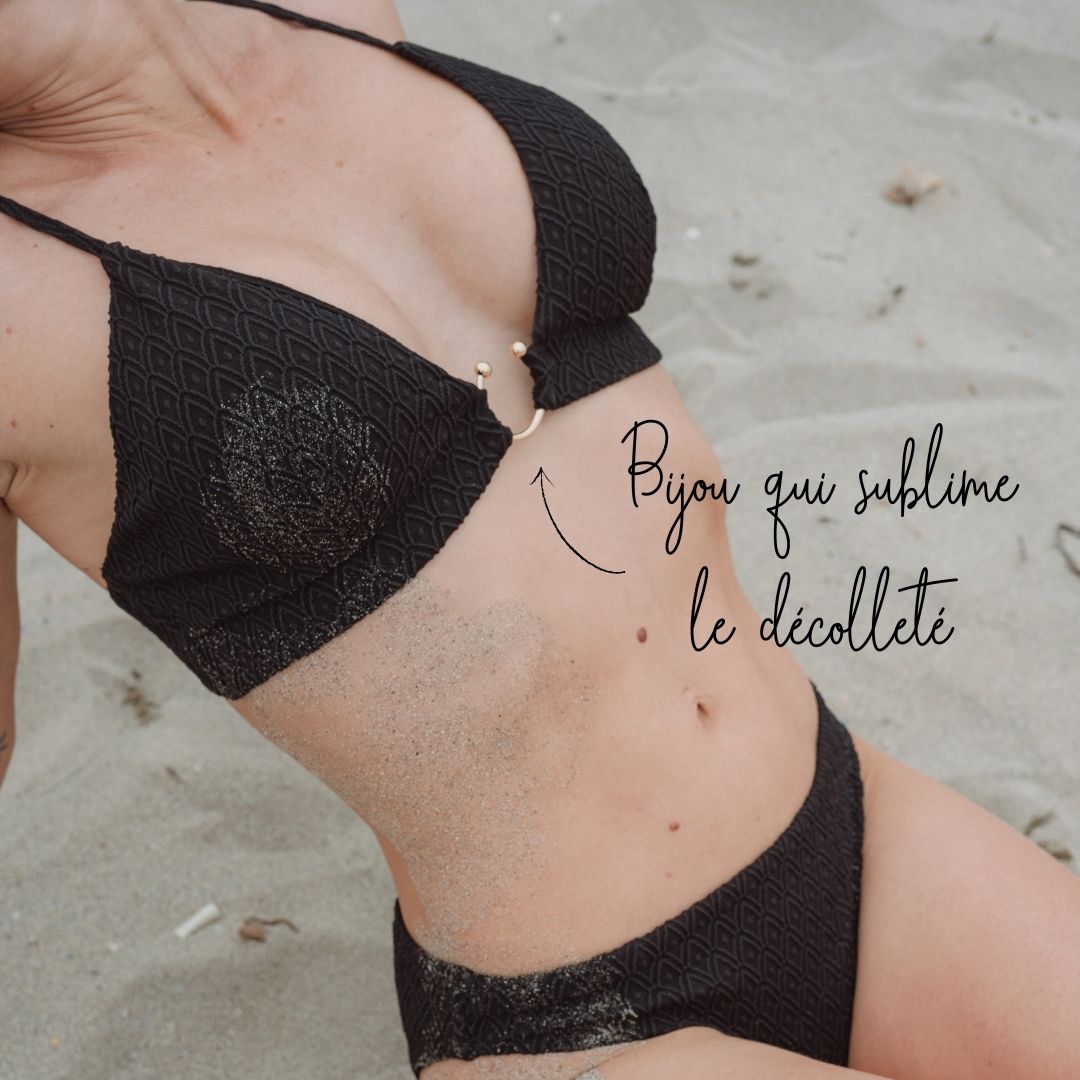 Haut de maillot Noir Alizée-Bain-Elia Lingerie