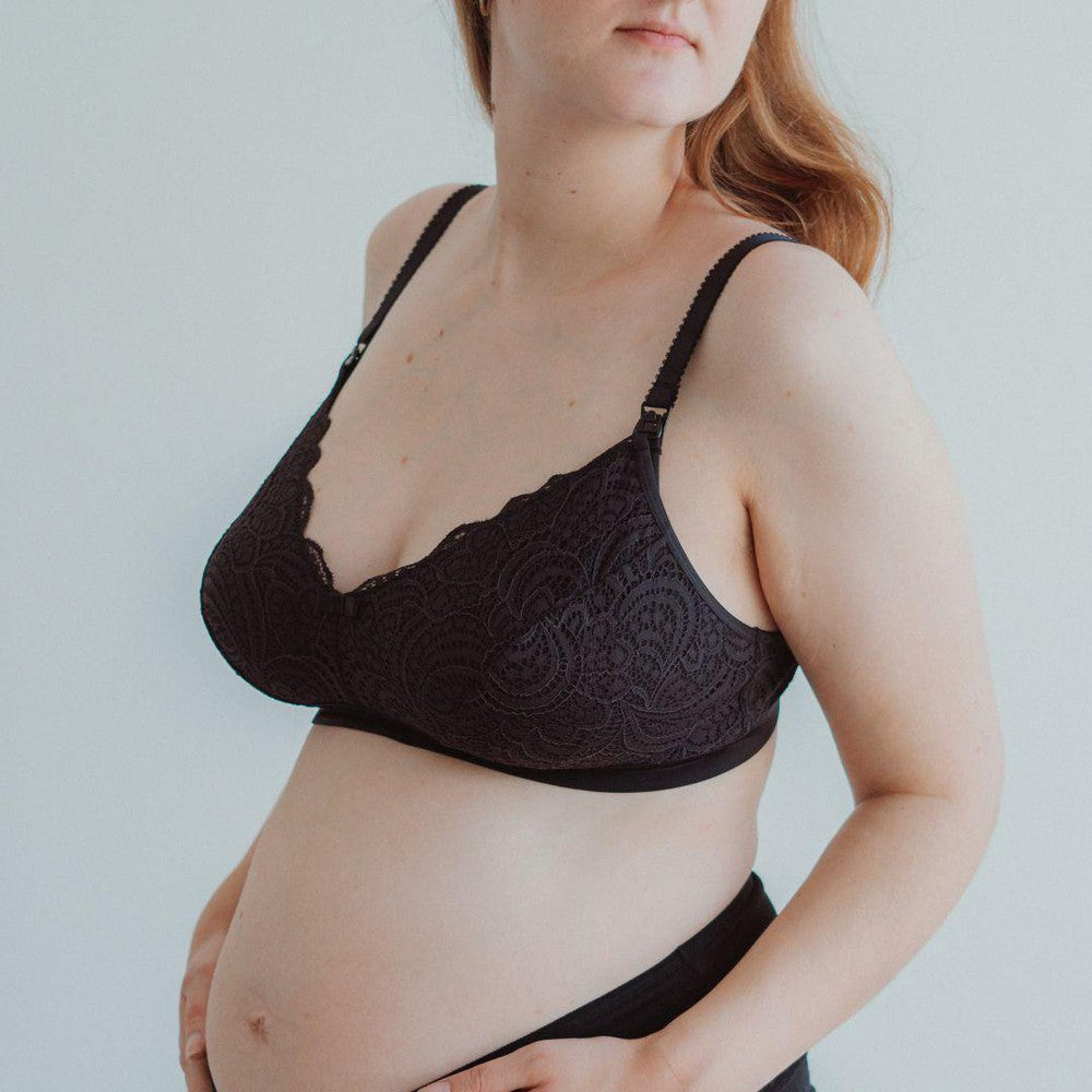 Soutien-Gorge allaitement Dentelle noir - Elia