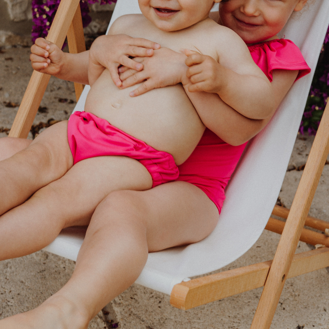 Couche de bain bébé Donna Fuchsia - Elia