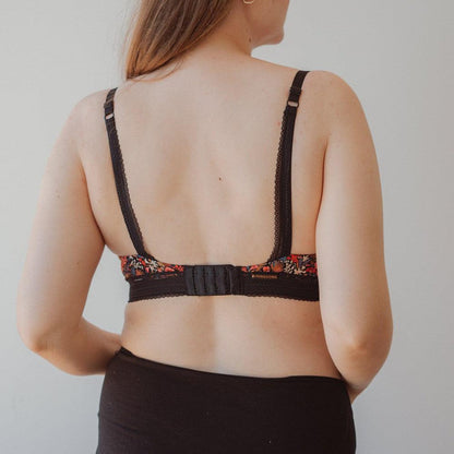 Soutien-gorge de grossesse Salomé noir-Allaitement-Elia Lingerie