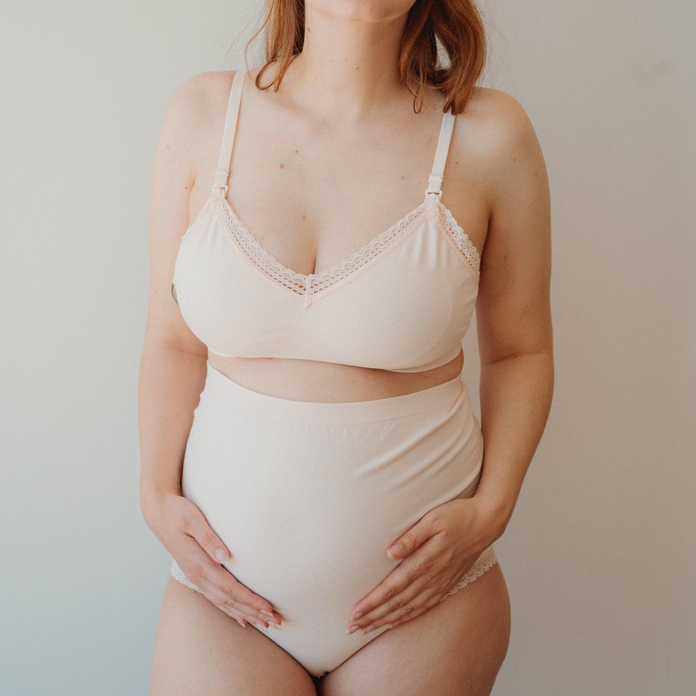 Brassière de grossesse Suzon poudre - Elia