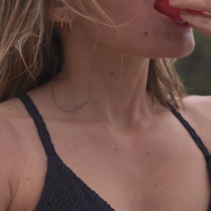 Maillot menstruel noir 1 pièce Ondine