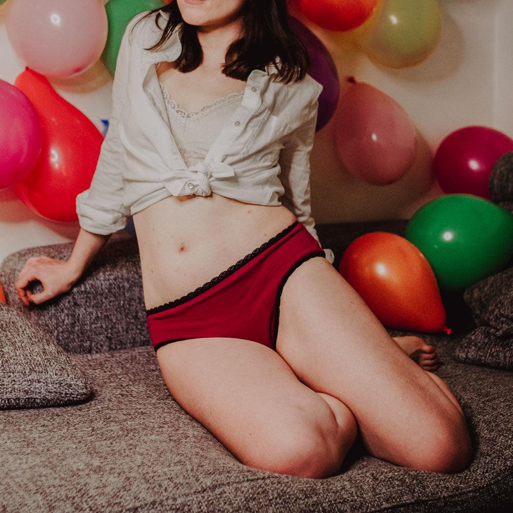 Shorty Armande Framboise (edizione limitata)-Lingerie-Elia Lingerie