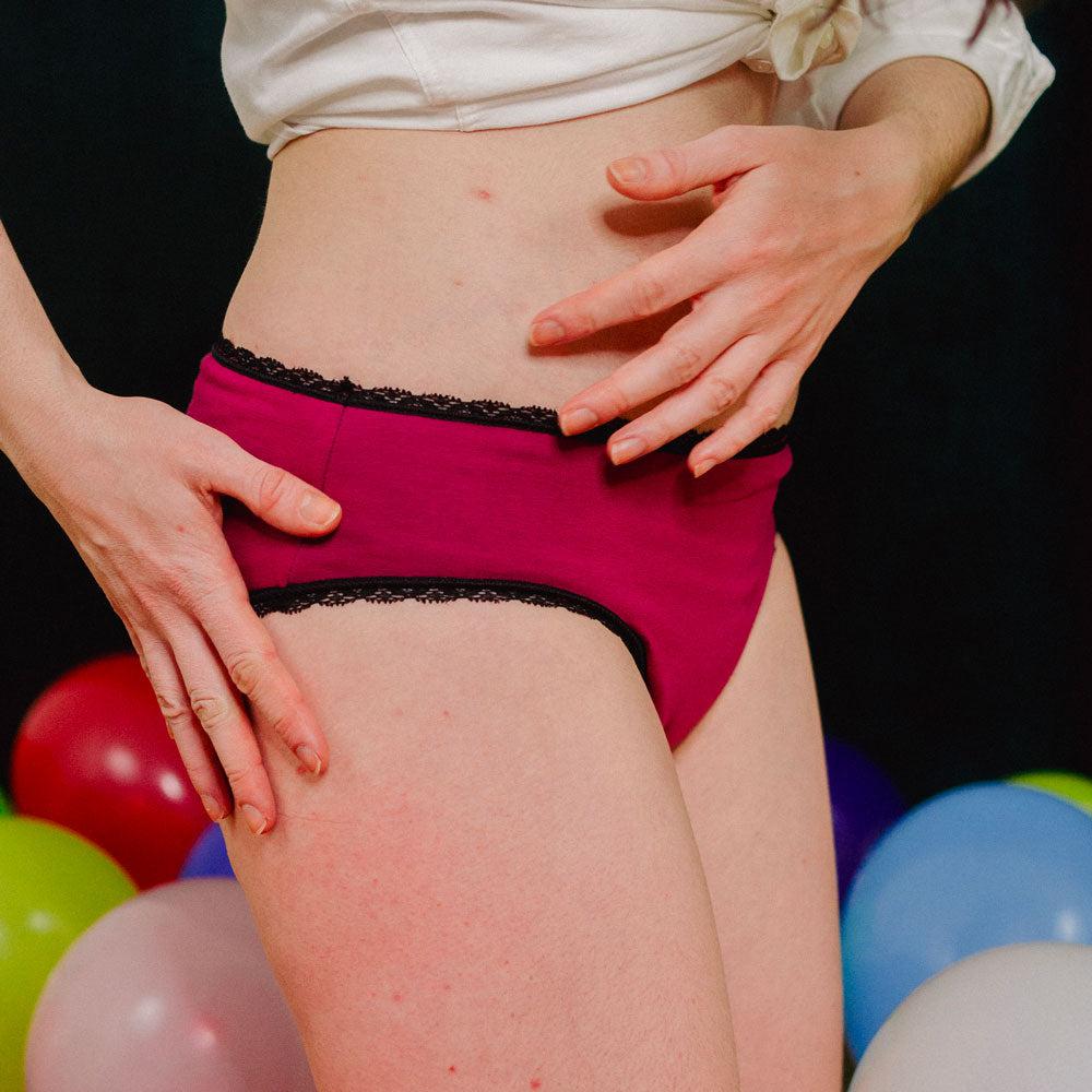 Shorty Armande Framboise (edizione limitata)-Lingerie-Elia Lingerie